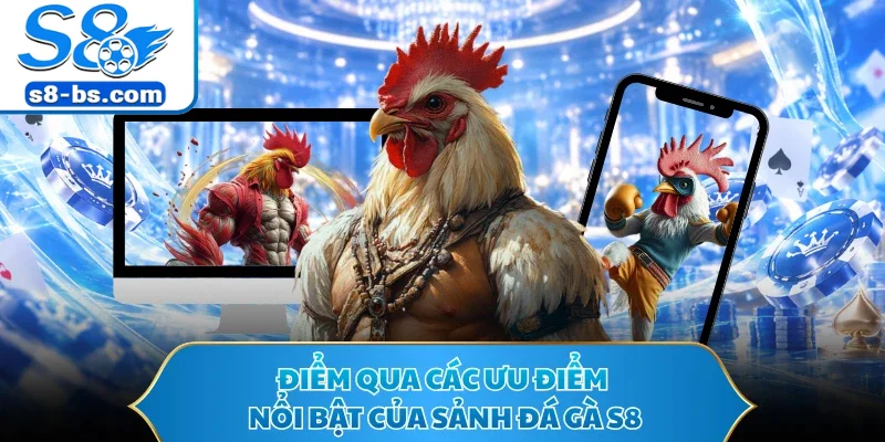 Điểm qua các ưu điểm nổi bật của sảnh đá gà S8